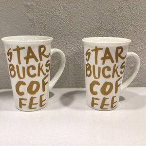 Starbucks 2 Mugs 12 oz  2015